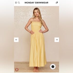 In Need of RIO DRESS IN HONEY (pettie) by MONDAY SWIMWEAR